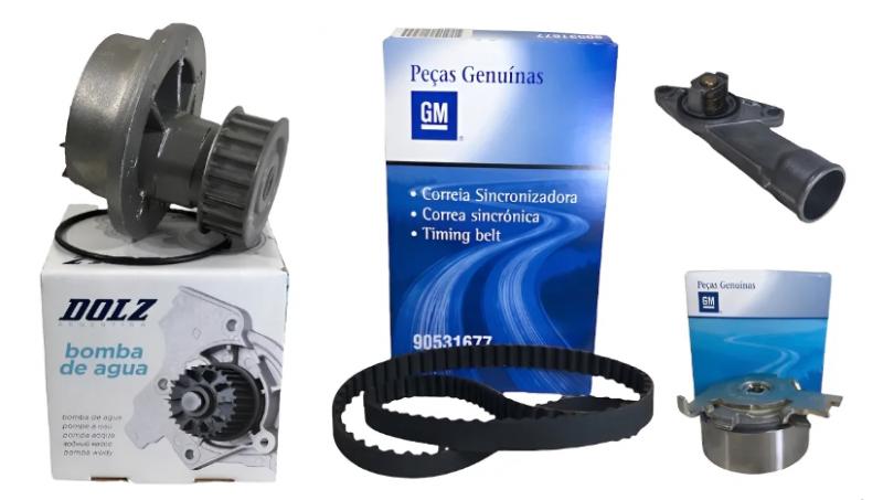 Imagen ilustrativa de KIT DISTRIBUCION ORIGINAL CON BOMBA AGUA DOLZ CORSII/MERIVA/SPIN